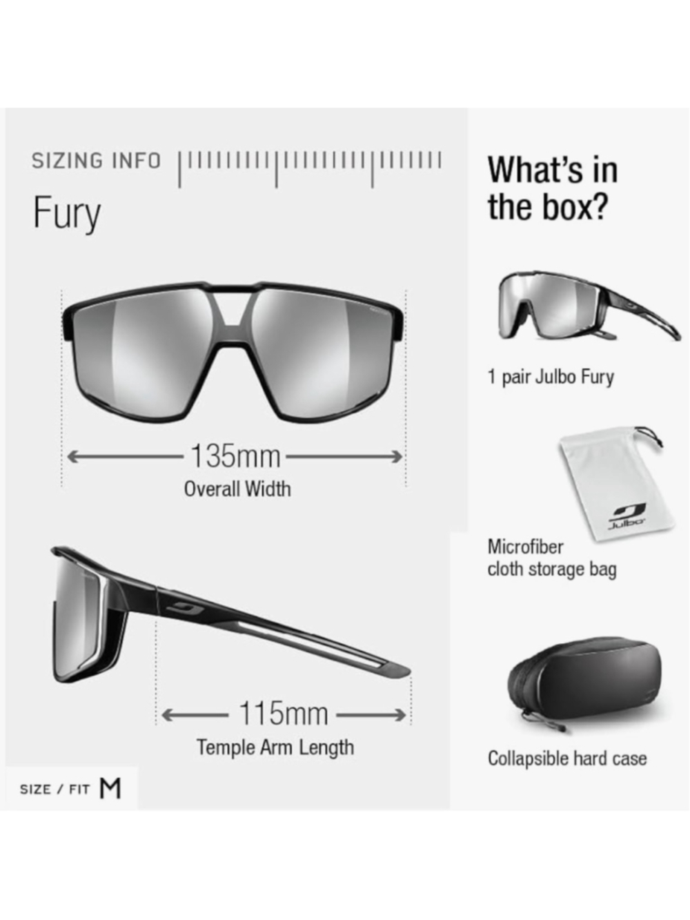 Julbo Fury Matte White Translucent Gray Frame Rose W/Multilayer Blue Mirror Lens - Picture 5 of 12